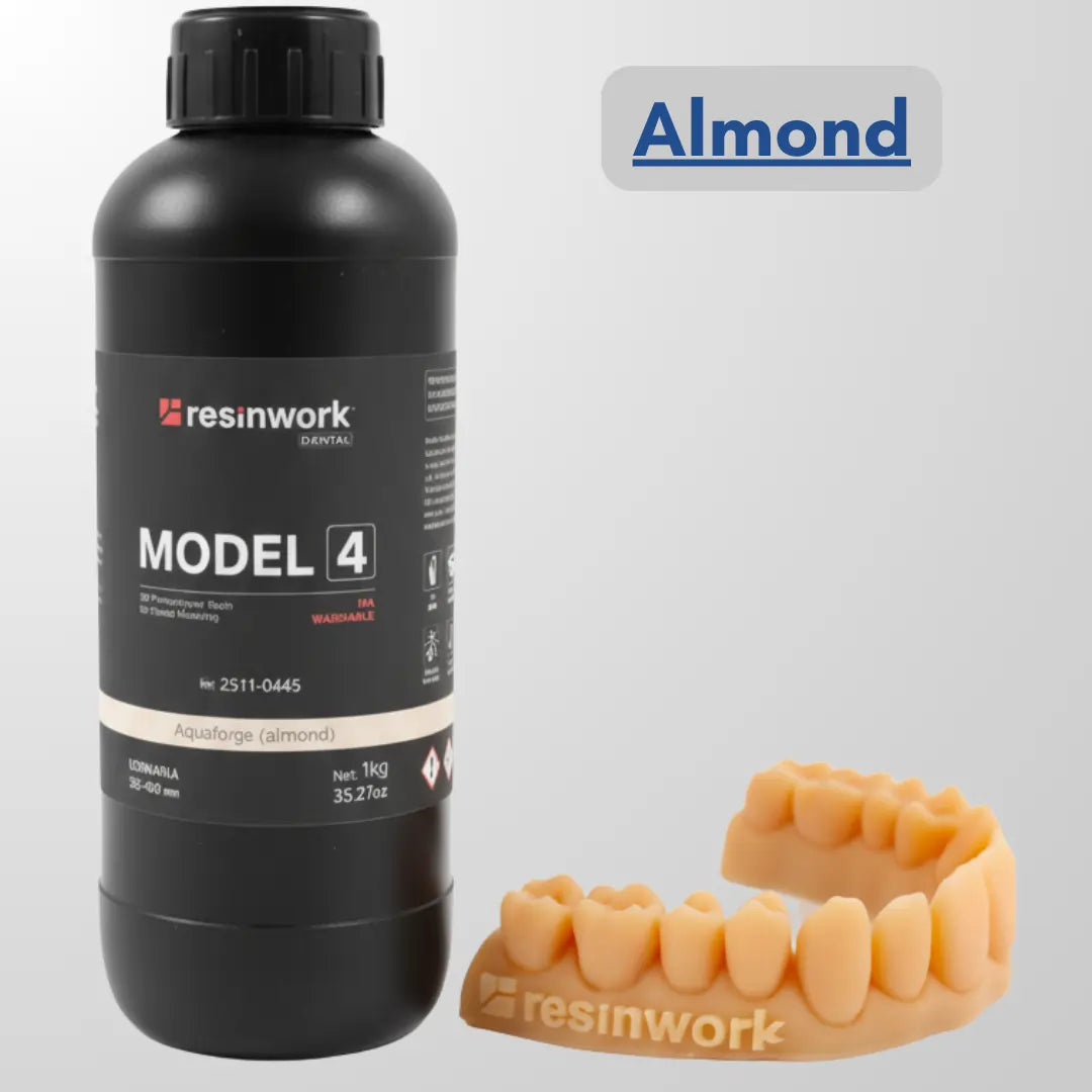 Resinwork Model 4 Almond colour 3d printing resin