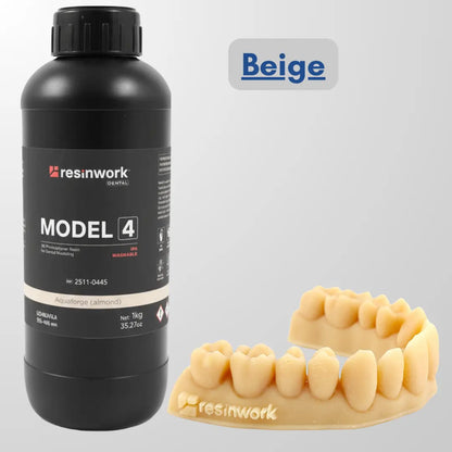 Resinwork Model 4 Beige colour 3d printing resin