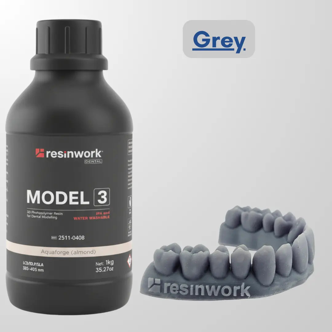 Resinwork Model 3 Grey colour 3d printing resin
