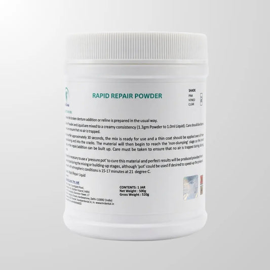 Rapid repair powder 500 gm packaging